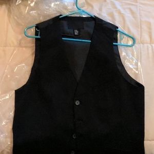 H&m black suit vest